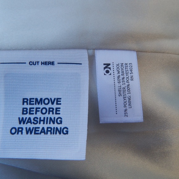 Old Navy White Double-Breasted Coat - Picture 6 of 7